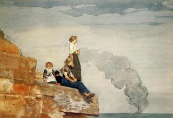 Winslow Homer : Fisherman's Family aka The Lookout